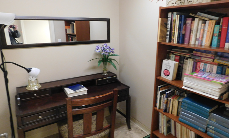 library reading area