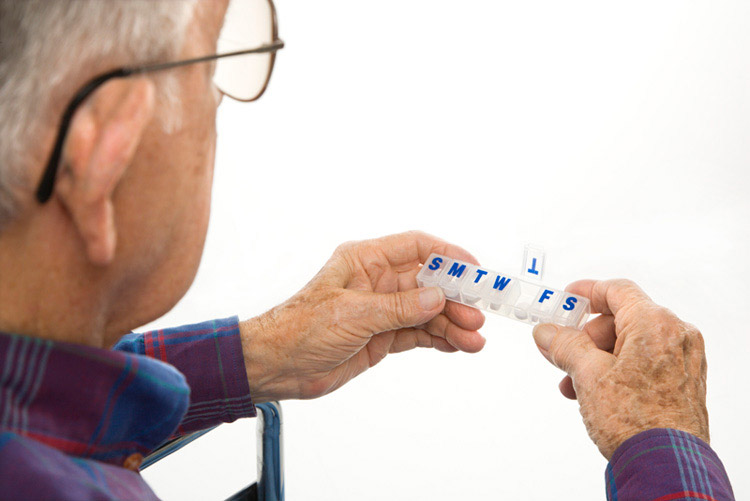 Meds dispensing at Nine Mile Villa